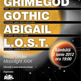 Metal Under Moonlight editia a XXIX-a in Ageless Club din Bucuresti