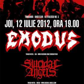 Concert Exodus, Suicidal Angels, Scalla Mercalli, Sawthis si In Defiance in Daos Club din Timisoara