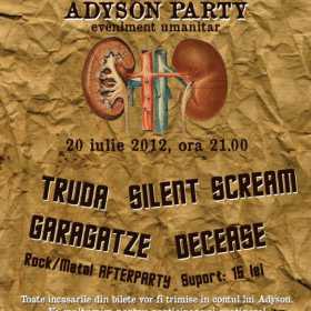 Decease, Garagatze, Silent Scream si Truda la Adyson Party in Gambrinus Pub