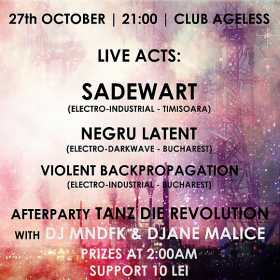 Violent BackPropagation, Negru Latent si Sadewart la Tanz Die Revolution in Ageless Club