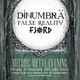 Seara de melodic metal cu DinUmbra, False Reality si Fjord in Ageless Club