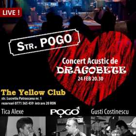 Concert acustic de Dragobete in Yellow Club din Bucuresti