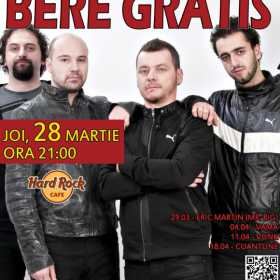 Concert Bere Gratis in Hard Rock Cafe