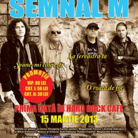 Promotia pentru concertul SEMNAL M continua