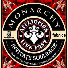 Concert Monarchy si Soul Rage in club Fabrica