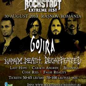 GOJIRA si NAPALM DEATH au excelat pe scena Hellfest