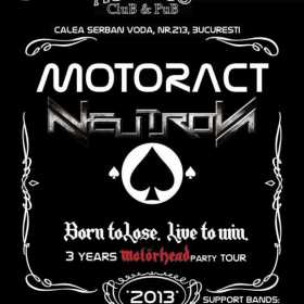 3 Years Motorhead party tour - MotorAct in Ageless Club