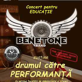 BENETONE Band in Route 66 – concert pentru performanta in educatie