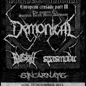 Concert Demonical, Spasmodic, Hailstone si Sincarnate in Times Pub din Brasov