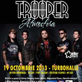 TROOPER suplimenteaza biletele din categoria meet & greet pentru concertul din 19 octombrie