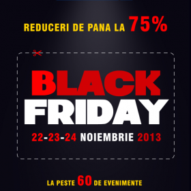 Black Friday se transforma in Black Weekend la Biletoo.ro