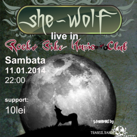 Concert She Wolf in Rock&Bike Music Club Sibiu