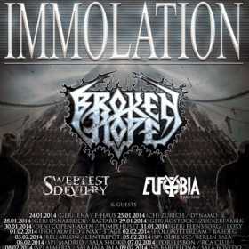 Eufobia se pregateste de European Conspiracy Tour alaturi de Immolation, Broken Hope si Sweetest Devilry