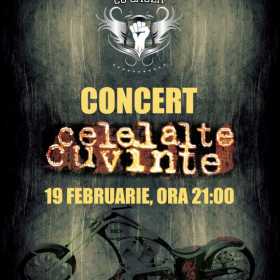 Concert Celelalte Cuvinte la Hard Rock Cafe, 19 februarie 2014