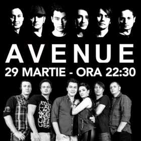 Concert Avenue la Hard Rock Cafe Bucuresti, 29 martie 2014