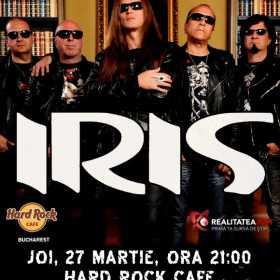 Concert Iris la Hard Rock Cafe Bucuresti, 27 martie 2014