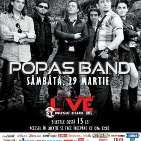 Concert Popas Band in Club Live din Bucuresti