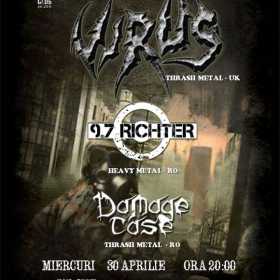 Concert Virus, 9.7 Richter si Damage Case in Club B52 din Bucuresti