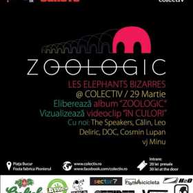 Les Elephants Bizarres lanseaza albumul Zoologic in Club Colectiv