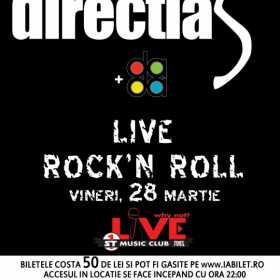 Live Rock’N Roll - concert Directia 5 in Club Live din Bucuresti