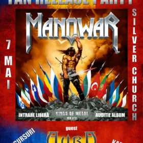 AURA canta la MANOWAR Release Party - pe 7 mai la Silver Church