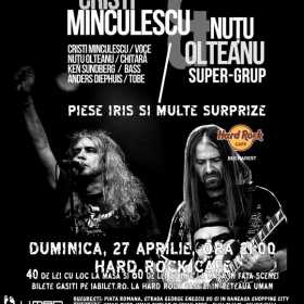 Concert Cristi Minculescu & Nutu Olteanu Super-Grup la Hard Rock Cafe