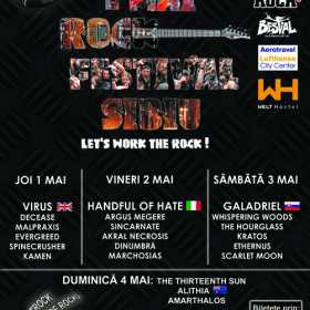 Programul detaliat al concertelor la '1 Mai Rock Festival Sibiu 2014'