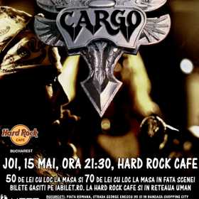 Concert Cargo in Hard Rock Cafe