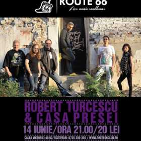 Concert Robert Turcescu si Casa Presei in Route 66 din Bucuresti