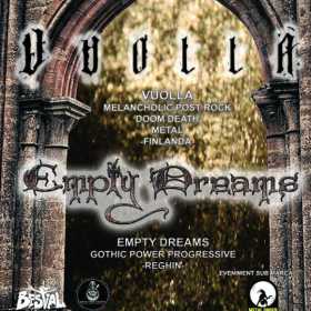 Vuolla (doom metal, Finlanda) si Empty Dreams in concert la Sibiu