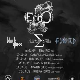 Fjord si Black Glass alaturi de EchO si Plateau Sigma pentru concertul din Subsol Club, Brasov