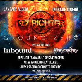 Programul de lansare al noului album 9.7 Richter - Ground Zero