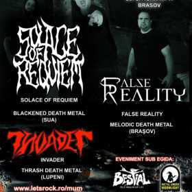 Solace Of Requiem (death metal/Sua) in premiera live la Brasov