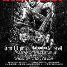 Programul concertului Dying Fetus, Goatwhore, Malevolence, Fallujah de la Cluj Napoca