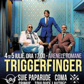 Trupa Roadkill Soda alaturi de Triggerfinger la festivalul Shine 2015