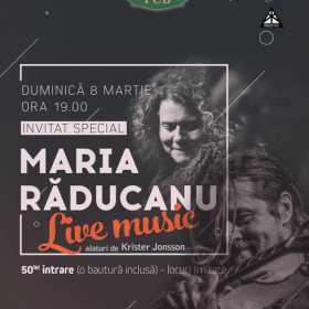 Concert Maria Raducanu alaturi de Krister Jonsson in The Hockey Pub