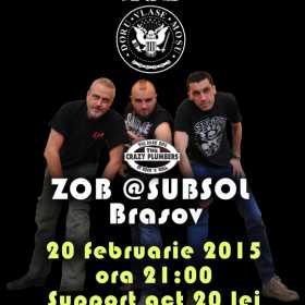 The Crazy Plumbers se alatura celor de la Zob pentru concertul din Brasov