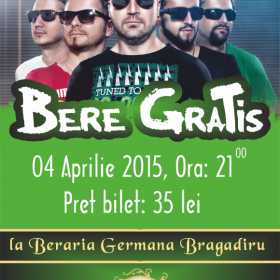 Concert Bere Gratis pe 4 aprilie la Beraria Germana Bragadiru