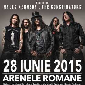 Concert Slash feat. Myles Kennedy & The Conspirators la Arenele Romane