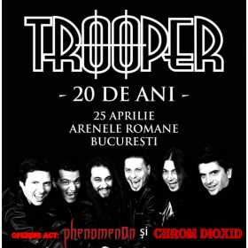 Trooper anunta formatiile ce vor canta in deschiderea concertului aniversar 'Trooper 20'