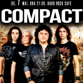 Compact canta piese de pe noul album la concertul din Hard Rock Cafe