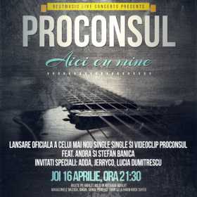 Proconsul lanseaza un nou videoclip la Hard Rock Cafe (feat. Andra si Stefan Banica)