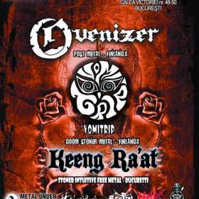 Concert stoner doom finlandez cu Ovenizer si Vomitrip luni, la Bucuresti!