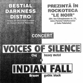 INDIAN FALL, Voices of Silence, Hathor (Metal Under Moonlight III, 20.10.2000)