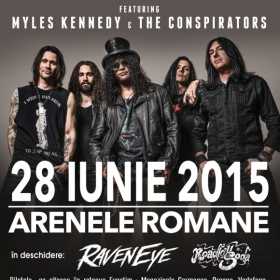 Roadkillsoda canta in deschiderea concertului lui Slash ft. Myles Kennedy and The Conspirators