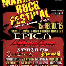 Bilete la pret promotional pentru Maximum Rock Festival