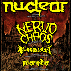 Concert Nuclear, Nervochaos, Bloodlost si Berserkers la Cluj Napoca si Bucuresti