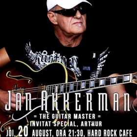 Jan Akkerman in concert la Bucuresti la Hard Rock Cafe