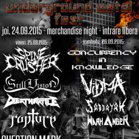 In curand incepe Underground Metal Fest 2015