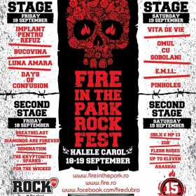 Program si reguli de acces la Fire In The Park Rock Fest, Halele Carol